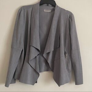 Bagatelle Women's Gray Draped Blazer